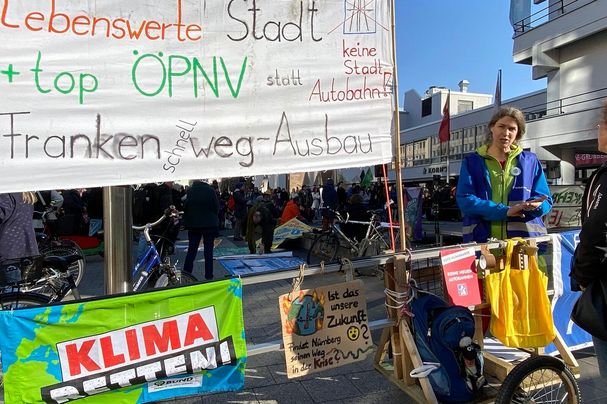 Demo gegen Frankenschnellwegausbau