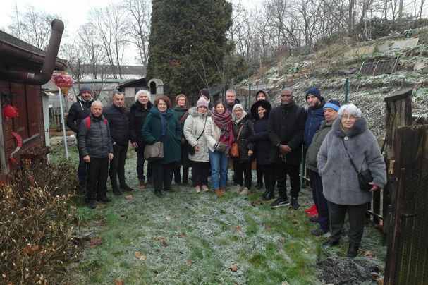 Gruppenbild der Kleingärtner