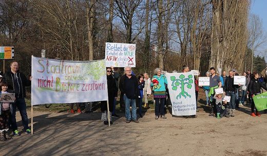 Demo im Knoblauchsland