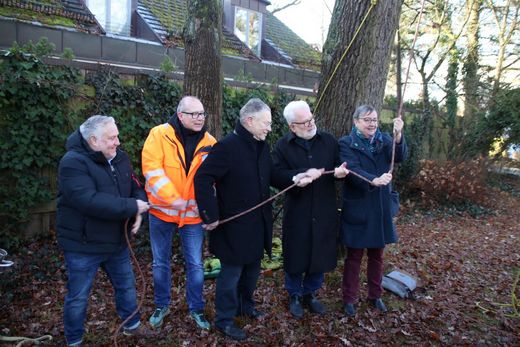 Installation der Eichhörnchenbrücke