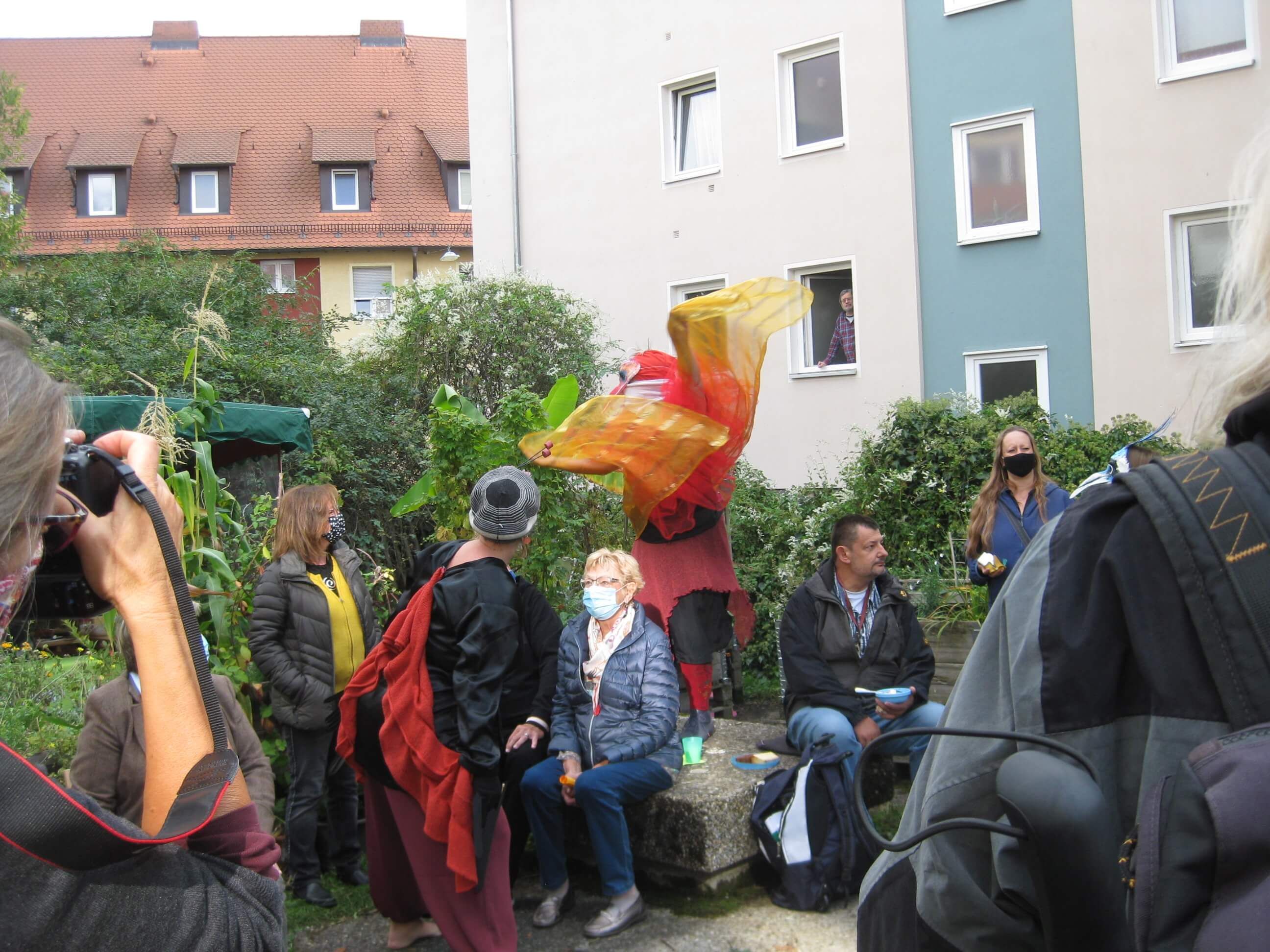 Vogelparade beim Hofgärtchenfest