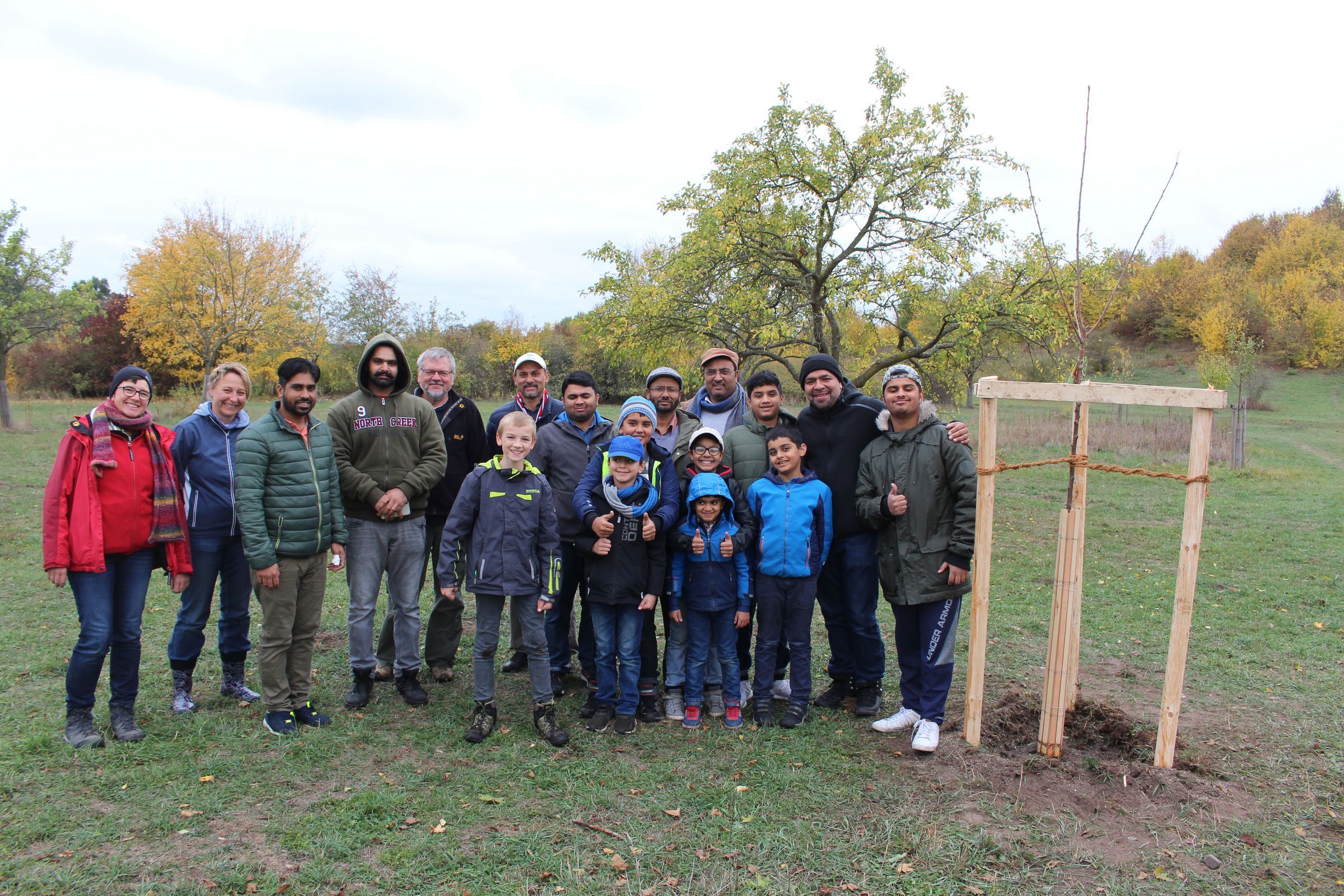 Obstbaumpflanzung am Schweinauer Buck Obstbaumpflanzung am Schweinauer Buck