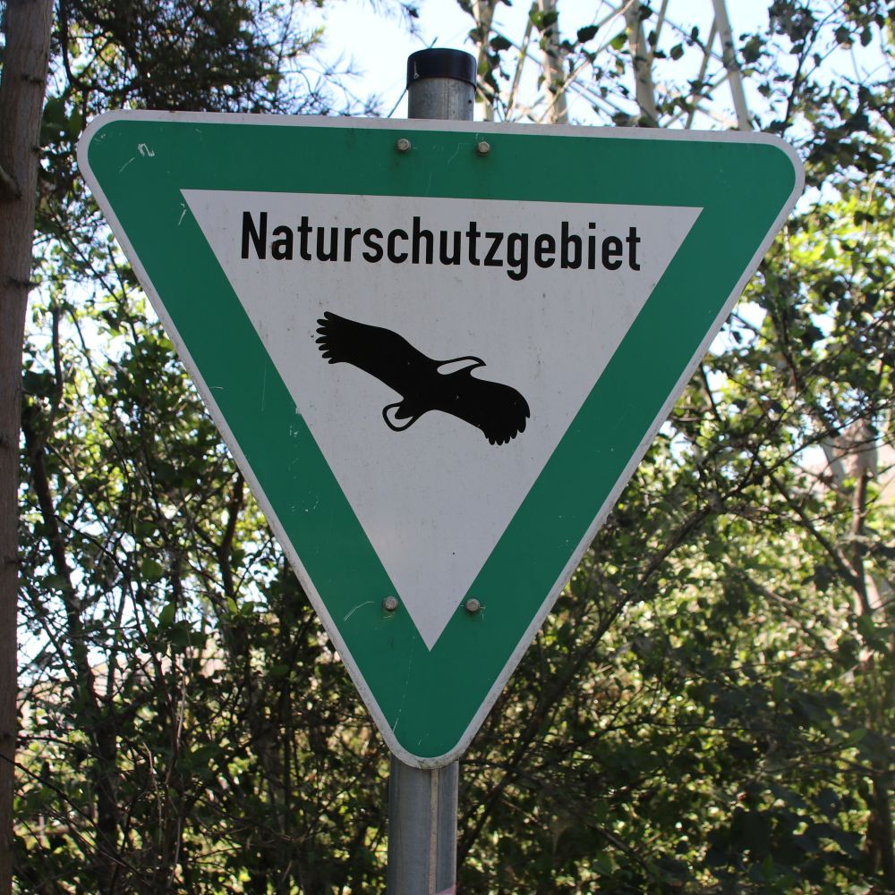 Schild Naturschutzgebiet