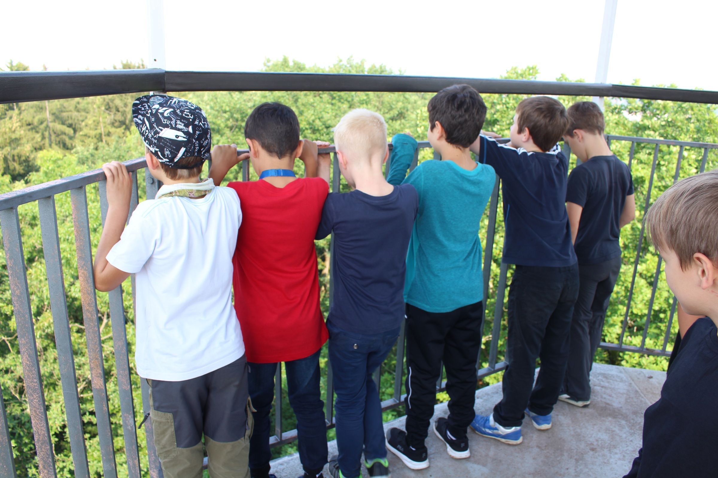 „Wir durften auf einen hohen Turm. Von dort aus hat man ganz Nürnberg gesehen, auch unsere Schule, den Businesstower.“