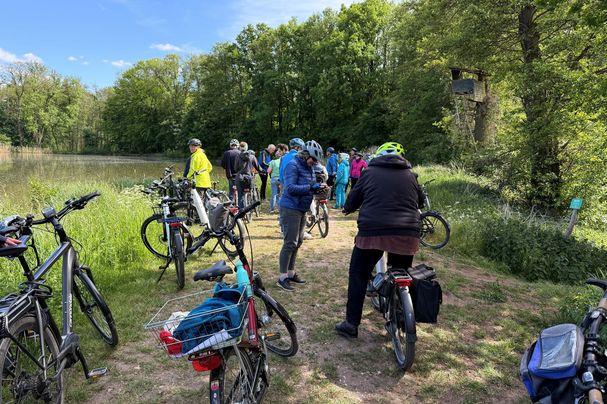 Fahrradtour durchs Knoblauchsland (Foto: Elfriede Kolb-Eisner) Fahrradtour durchs Knoblauchsland