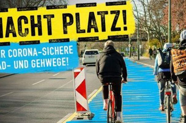 Pop-up-Fahrradwege
