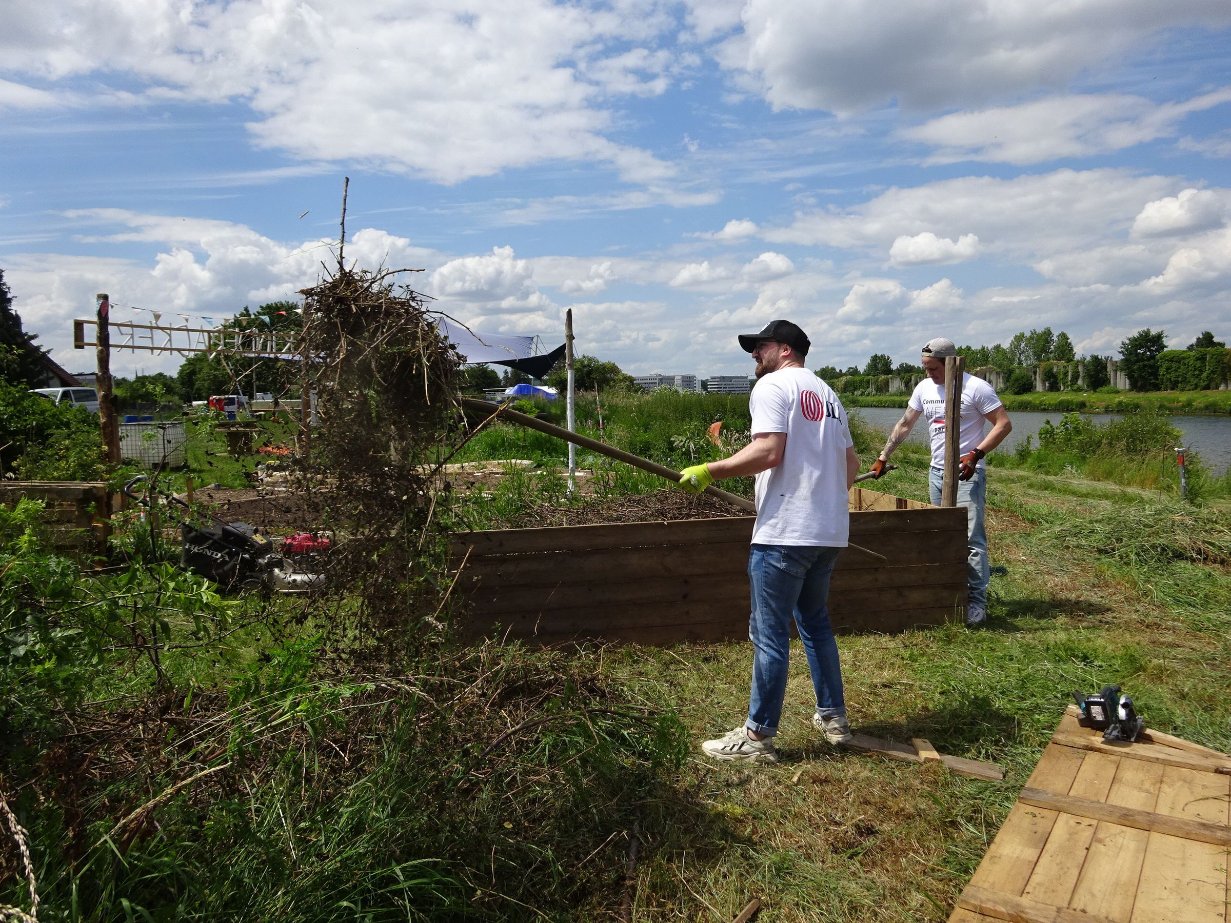 Kompoststelle steht Kompoststelle steht