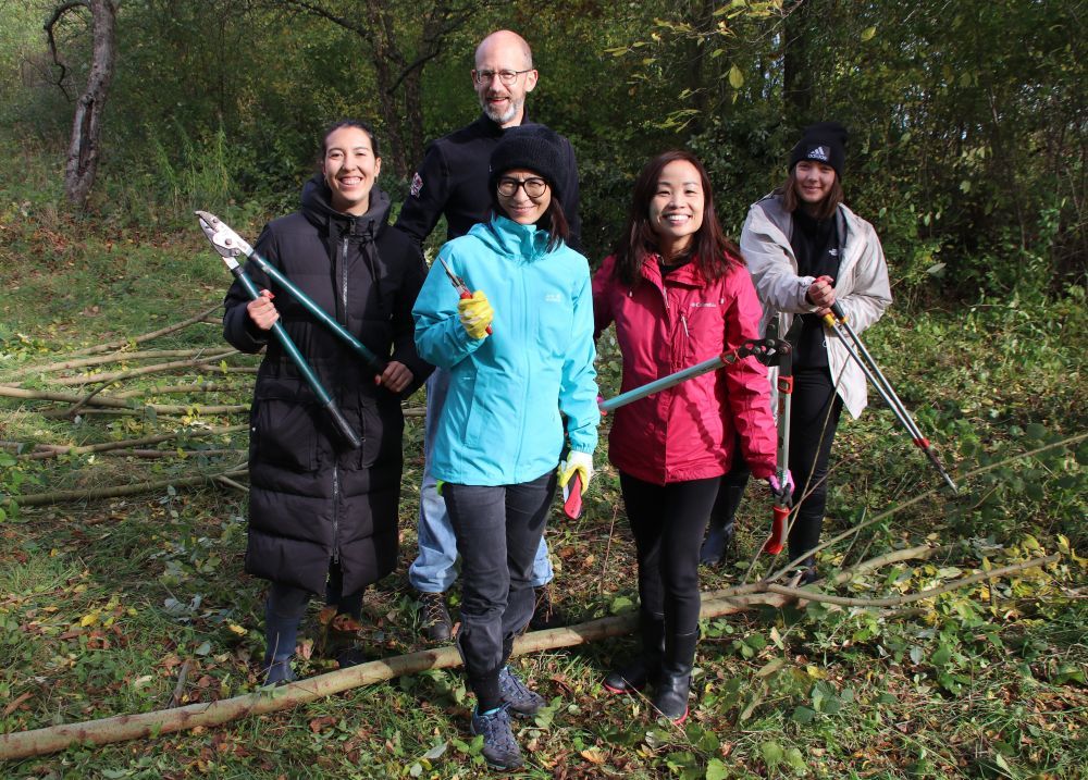 Pflege Streuobstwiese Kleingründlach (Foto: Wolfgang Dötsch) Pflege Streuobstwiese Kleingründlach