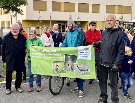 Demo in Wetzendorf (Foto: Hiltrud Gödelmann)