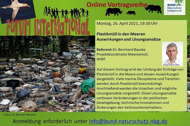 Vortrag Plastikmüll in den Meeren