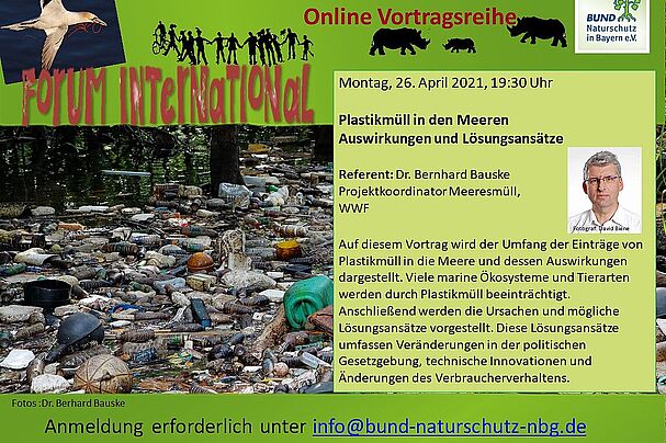 Vortrag Plastikmüll in den Meeren