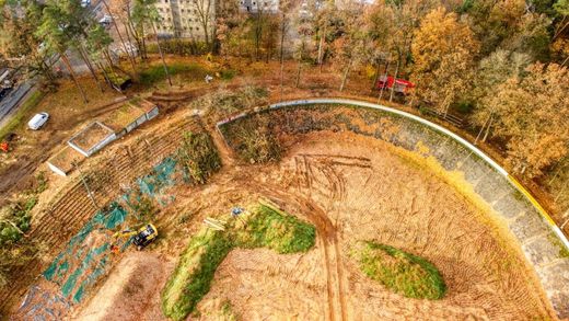 Baumfällungen an der Radrennbahn Reichelsdorfer Keller