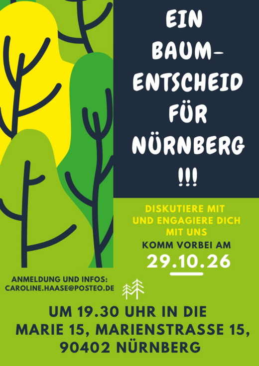Veranstaltungshinweis Baumentscheid Nürnberg