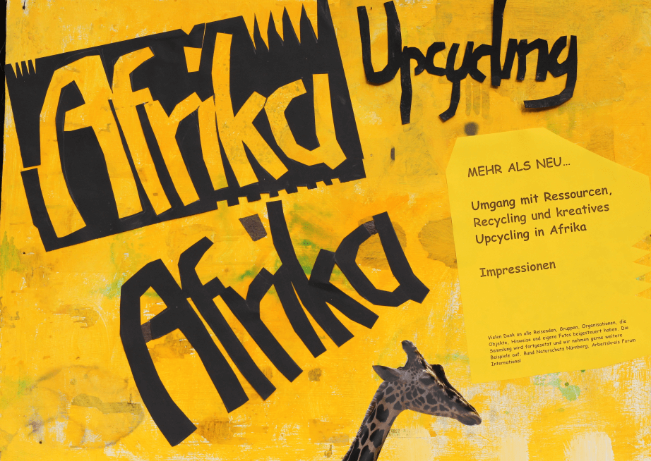 Plakat Upcycling Plakat Upcycling