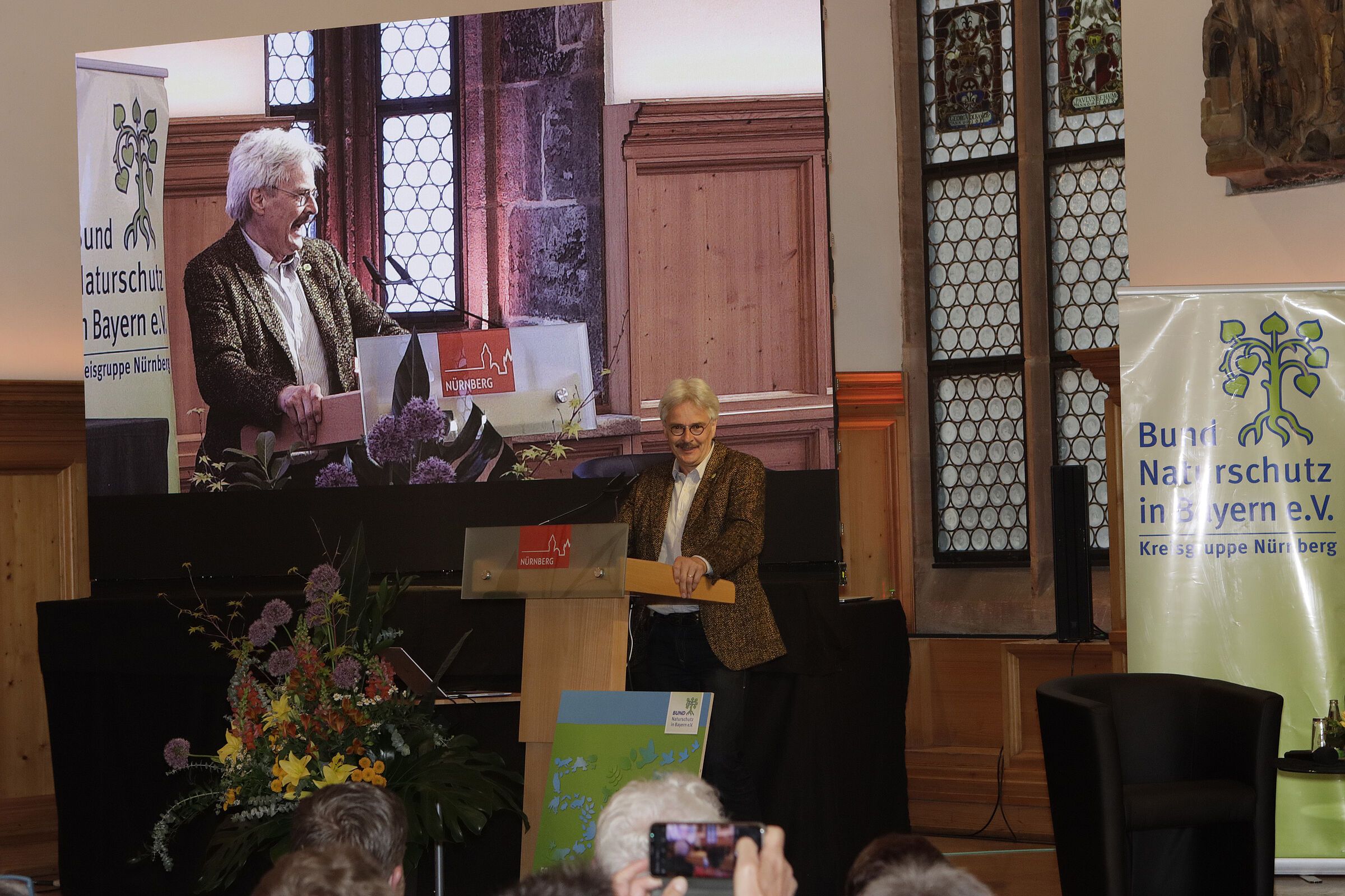 Landesvorsitzender Richard Mergner (Foto: Ralf Munker) Landesvorsitzender Richard Mergner