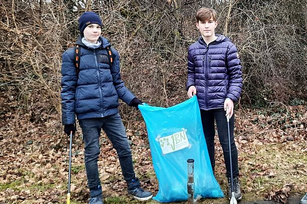 Müllsammelaktion im Pegnitztal Ost