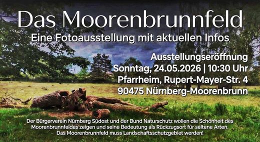Plakat Ausstellung Moorenbrunnfeld