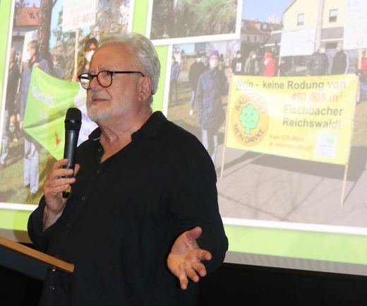 1. Vorsitzender der BN-Kreisgruppe Nürnberg, Klaus-Peter Murawski, auf der Jahreshauptversammlung 2025