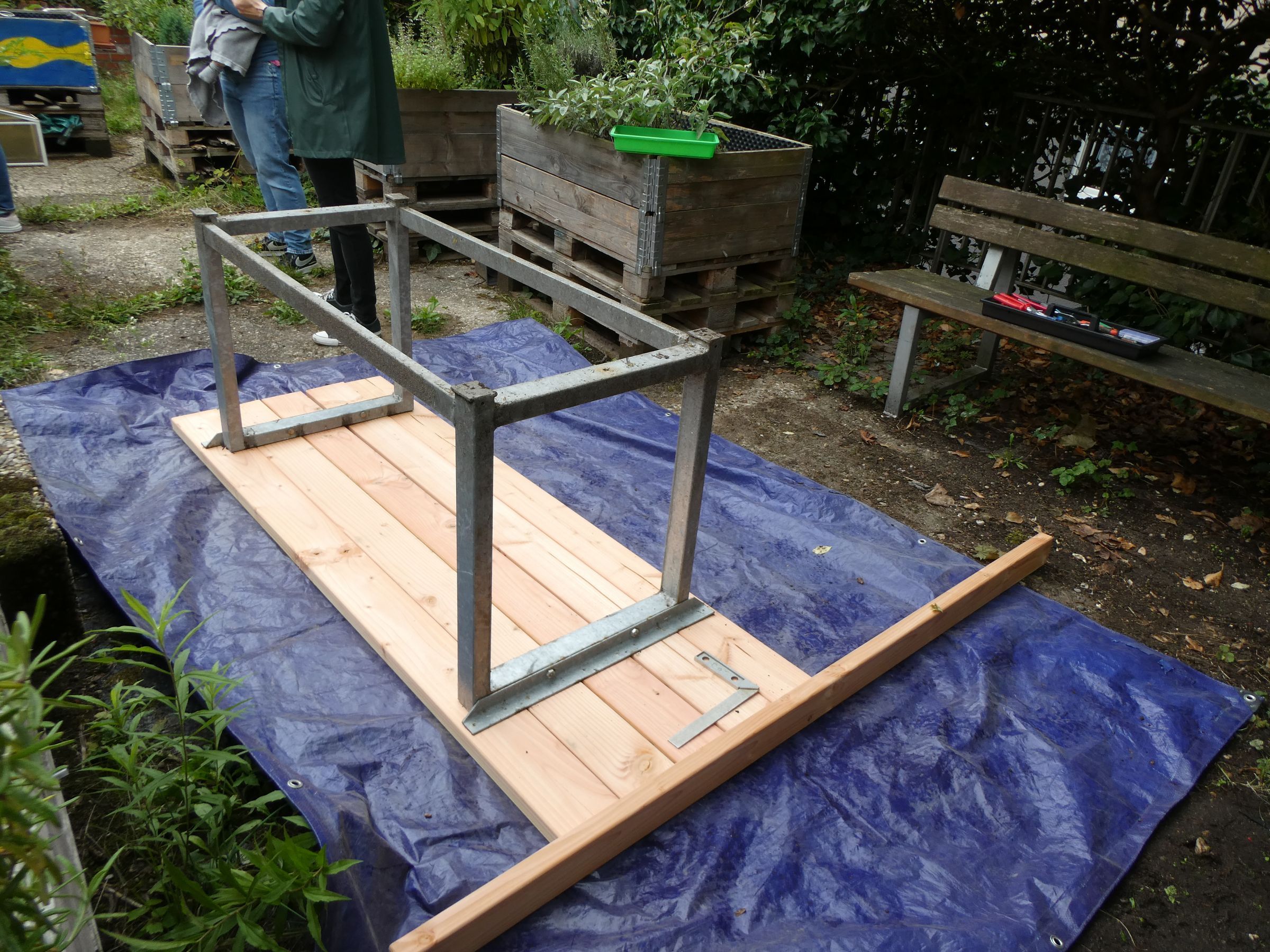 Tischgestell (Foto: Ingrid Treutter) Tischgestell