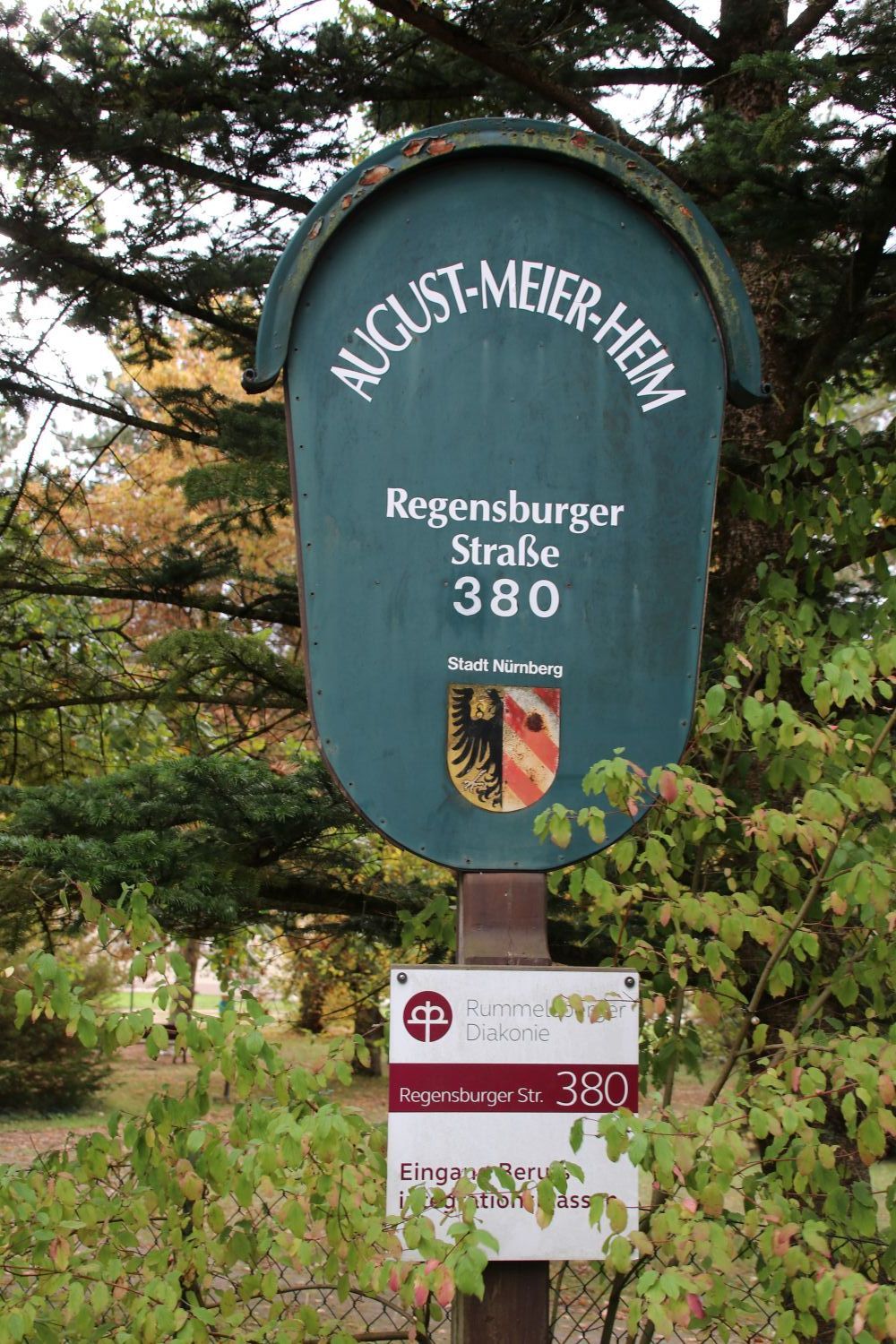 Schild August-Meier-Heim (Foto: Wolfgang Dötsch) Schild August-Meier-Heim
