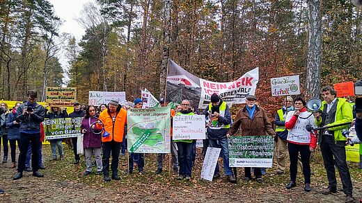 Demo im Reichswald