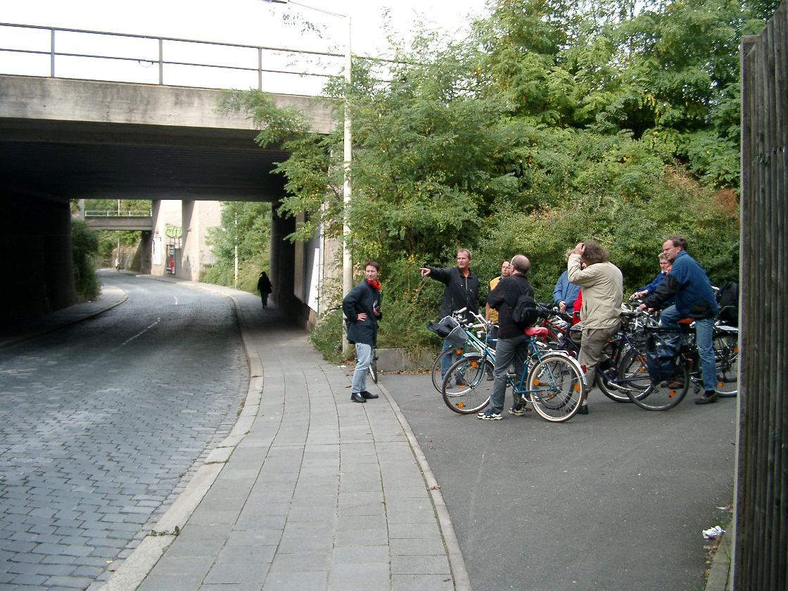 Radtour Tullnaustraße vor dem Ausbau
