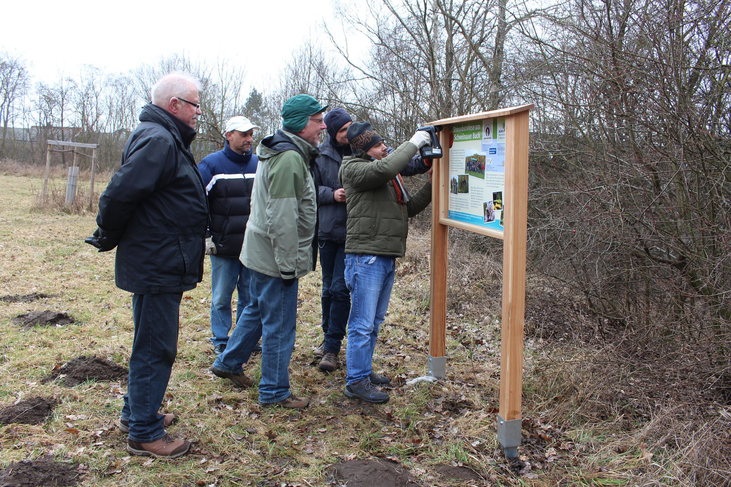 Schautafel am Schweinauer Buck Schautafel am Schweinauer Buck