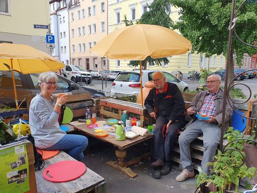 Parklet-Treff