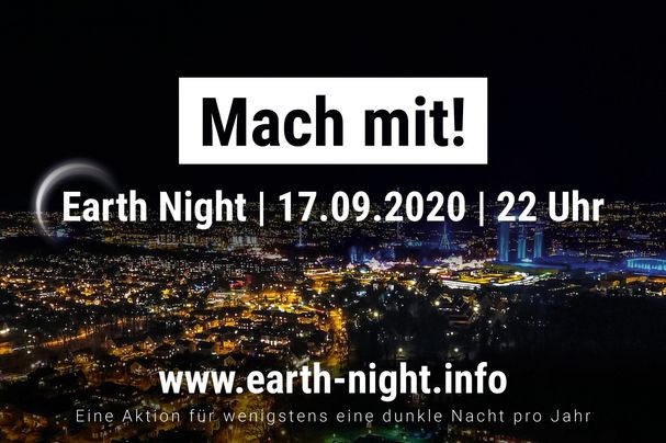 Banner Earth Night Banner Earth Night