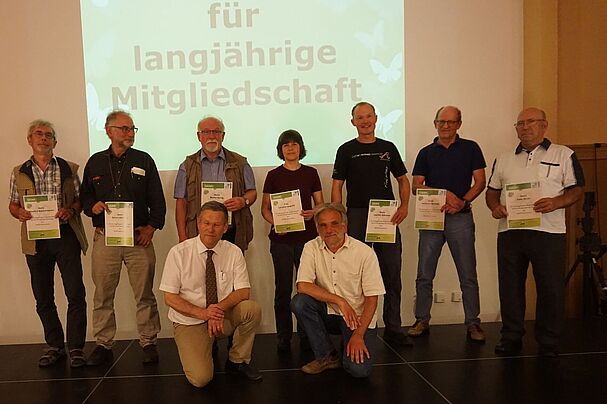 Gruppenfoto 40-jährige Mitgliedschaft