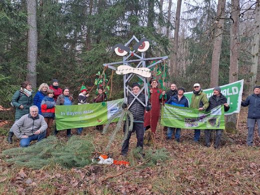 Weihnachtliche Fotoaktion gegen P53 (Foto: BN)