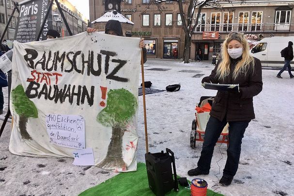 Baumschutz-Demo