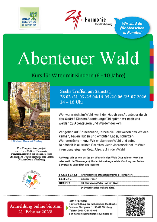 Flyer Abenteuer Wald