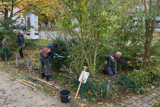 Pflege der Bürgerbeete