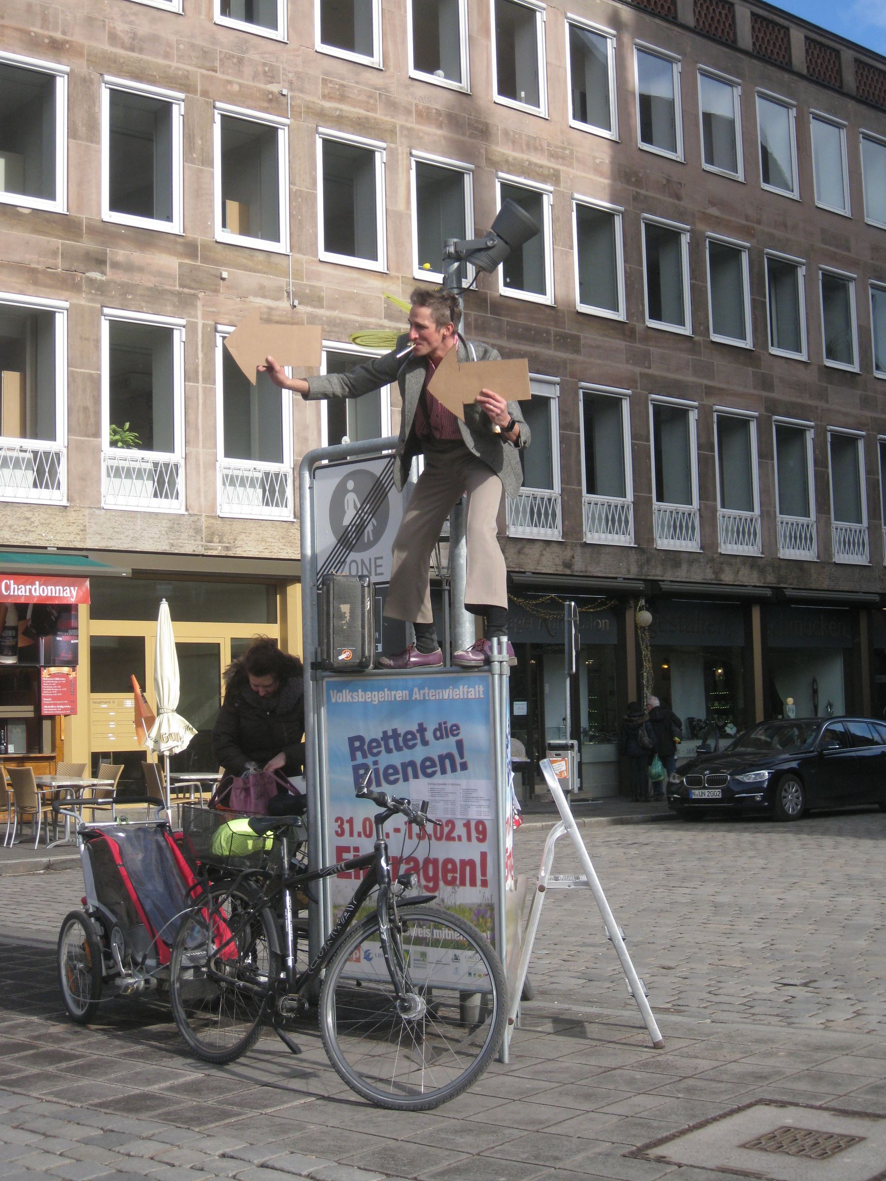 Markus Just in Aktion Markus Just in Aktion