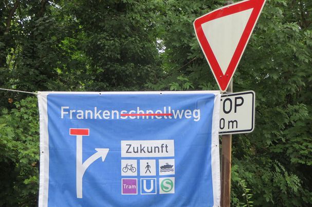 Plakat Frankenschnellweg
