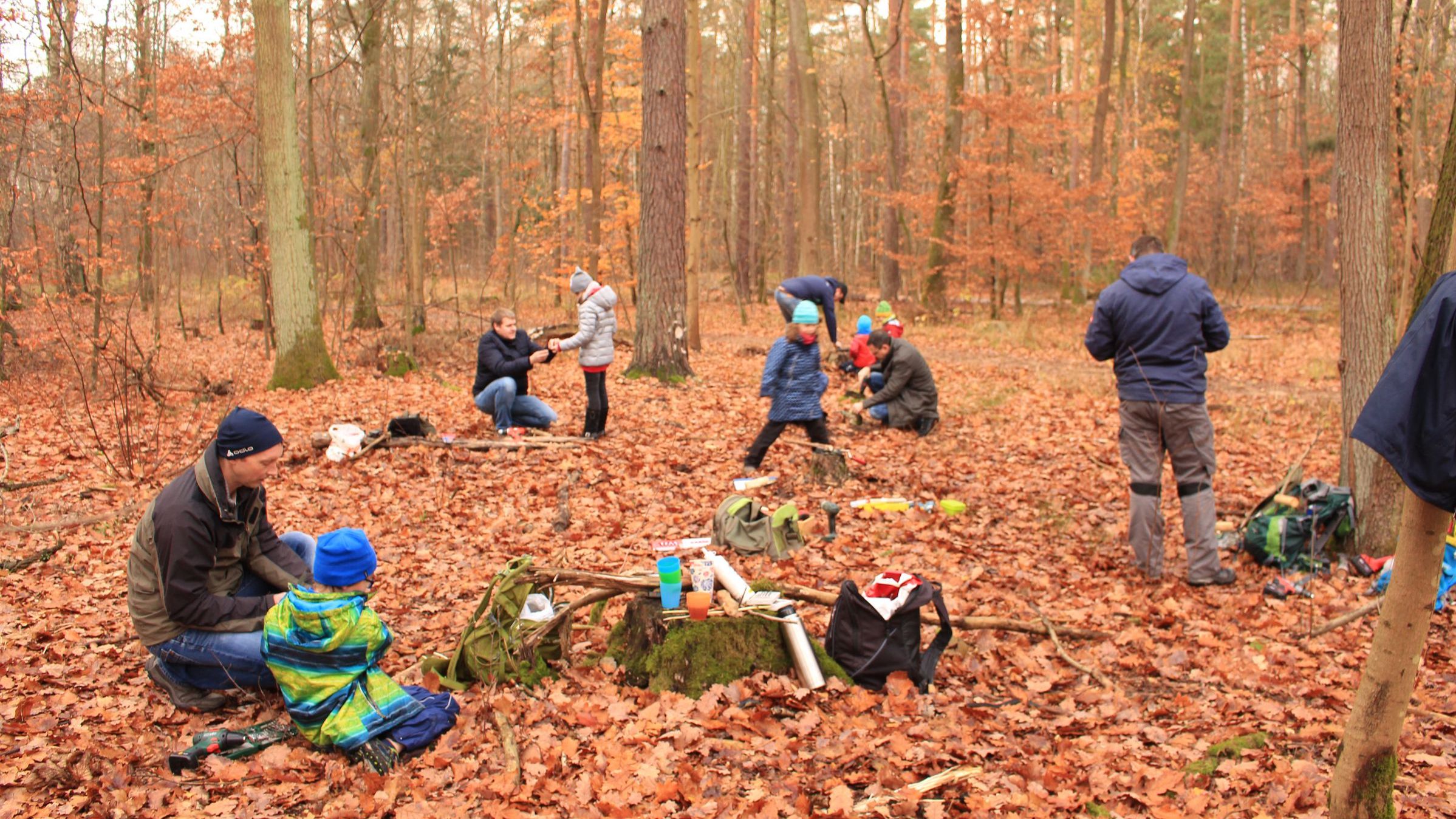 Pause im Wald