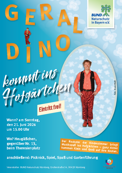 Plakat Geraldino im Hofgärtchen