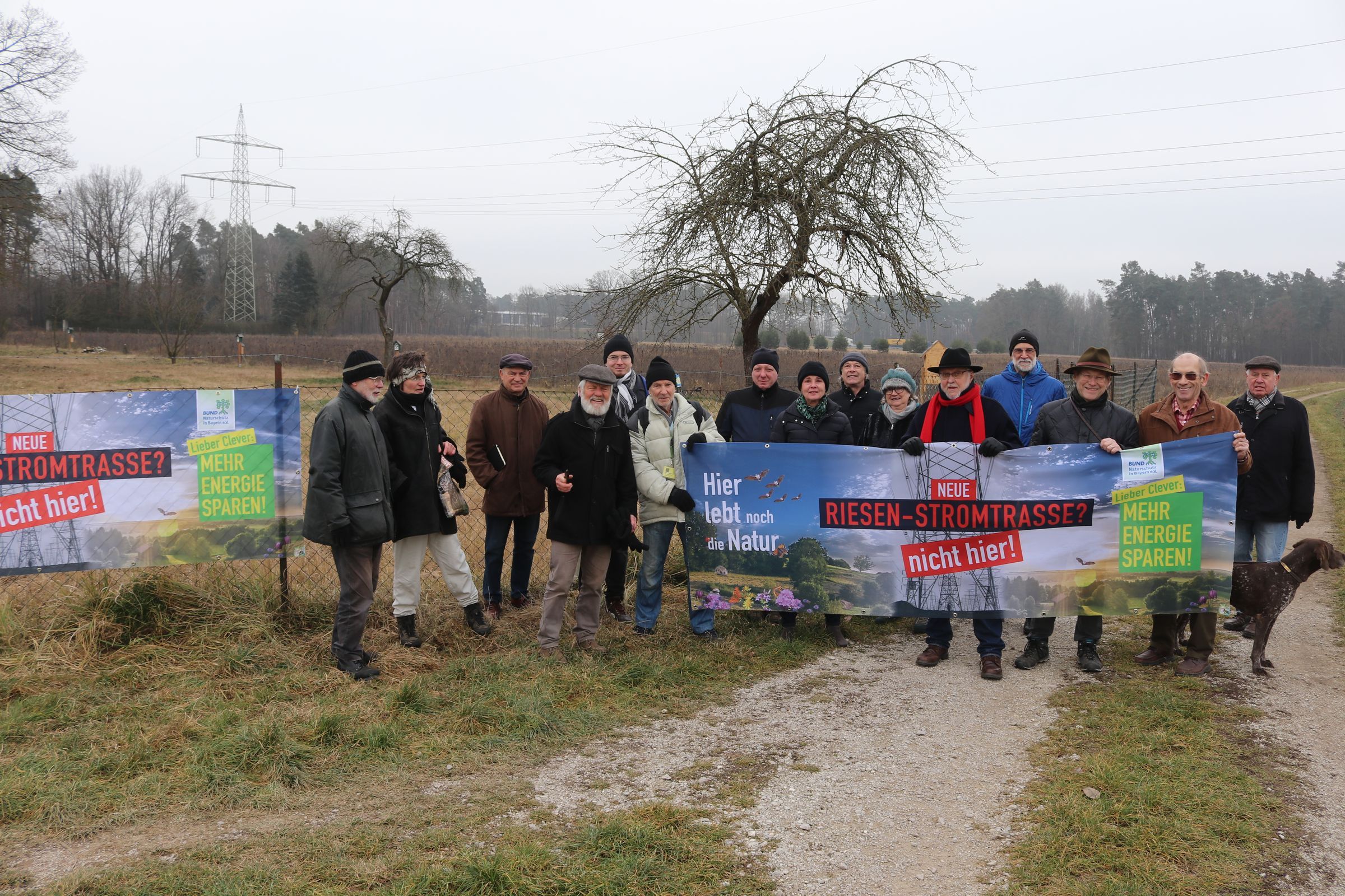 Protest gegen Trasse