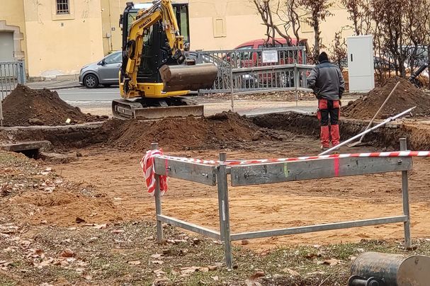 Bauarbeiten auf Rädda Barnen 