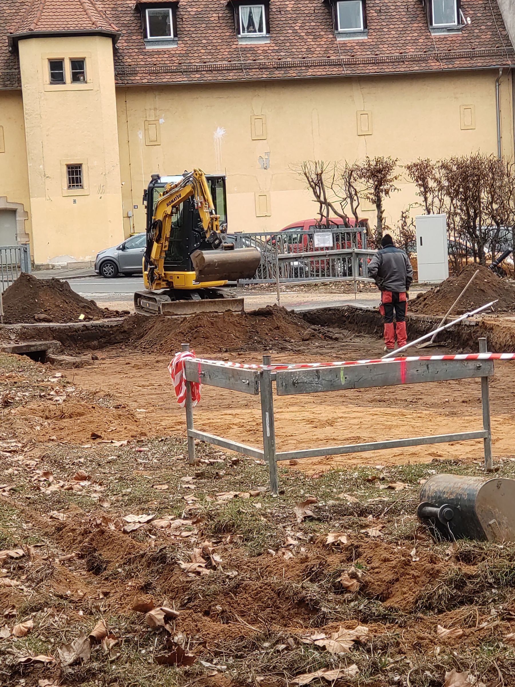 Bauarbeiten auf Rädda Barnen