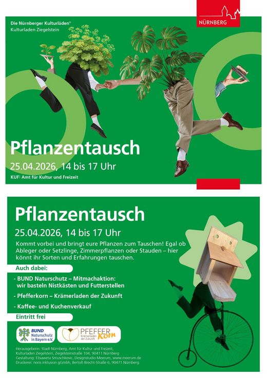 Flyer Pflanzentausch 2026