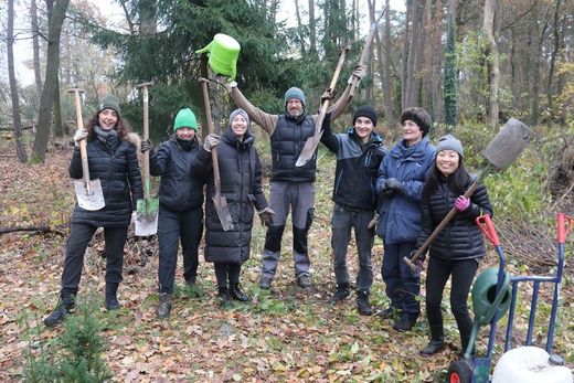 Kornburg Aufforstung Gruppenbild