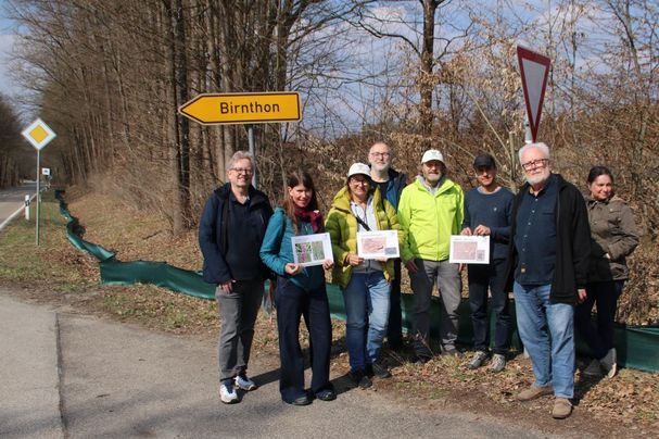 Pressetermin Radweg Birnthon - Gruppenbild