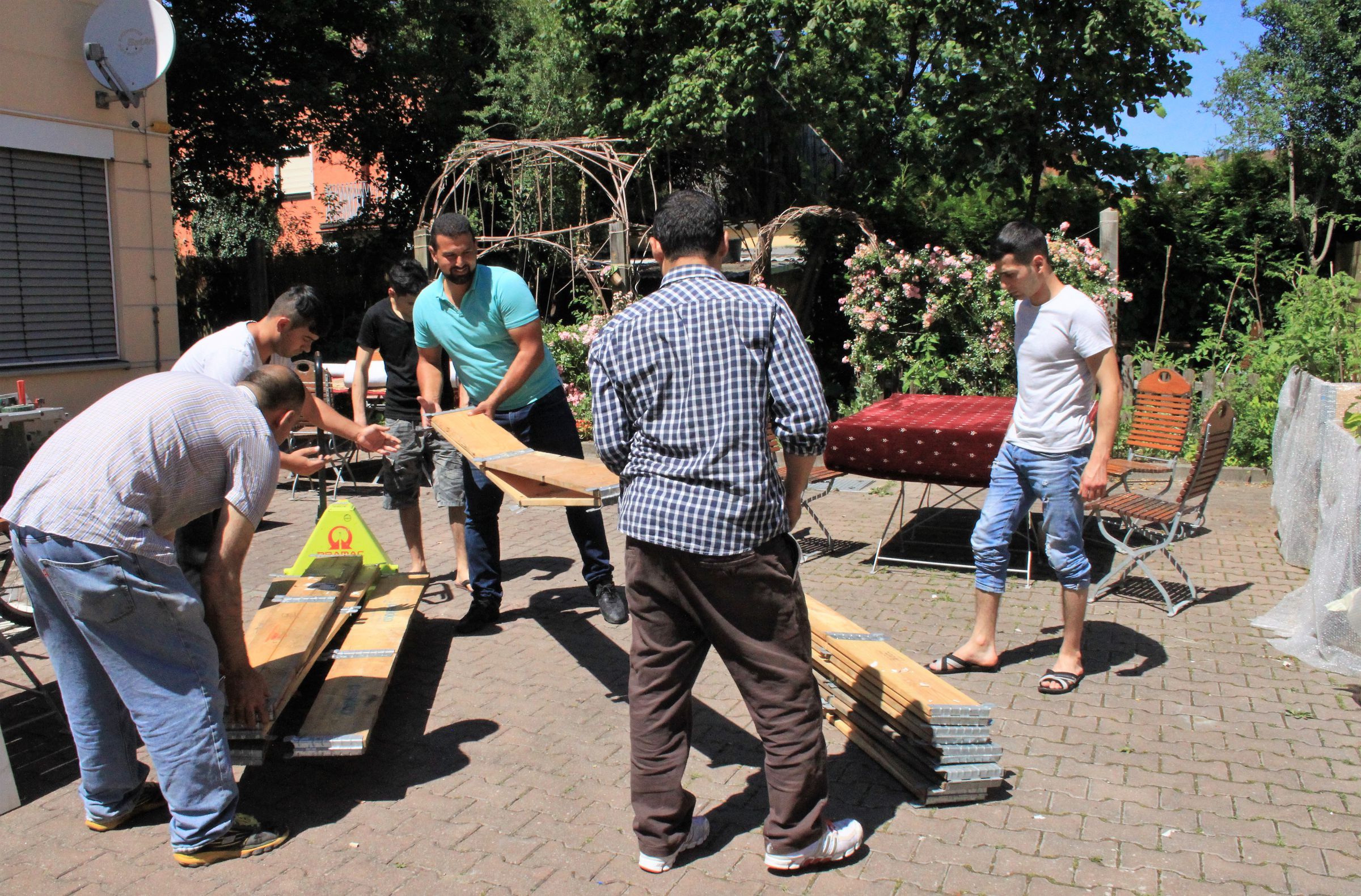 bei der Arbeit bei der Arbeit