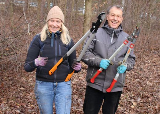 Pflegeaktion Rotary (Foto: Wolfgang Dötsch)