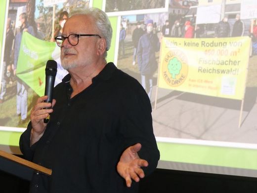 1. Vorsitzender der BN-Kreisgruppe Nürnberg, Klaus-Peter Murawski, auf der Jahreshauptversammlung 2025