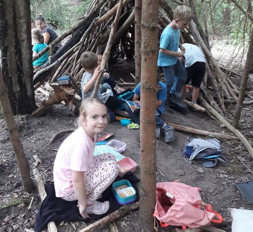 Freche Dachse in Fischbach (Foto: Cornelia Rotter)