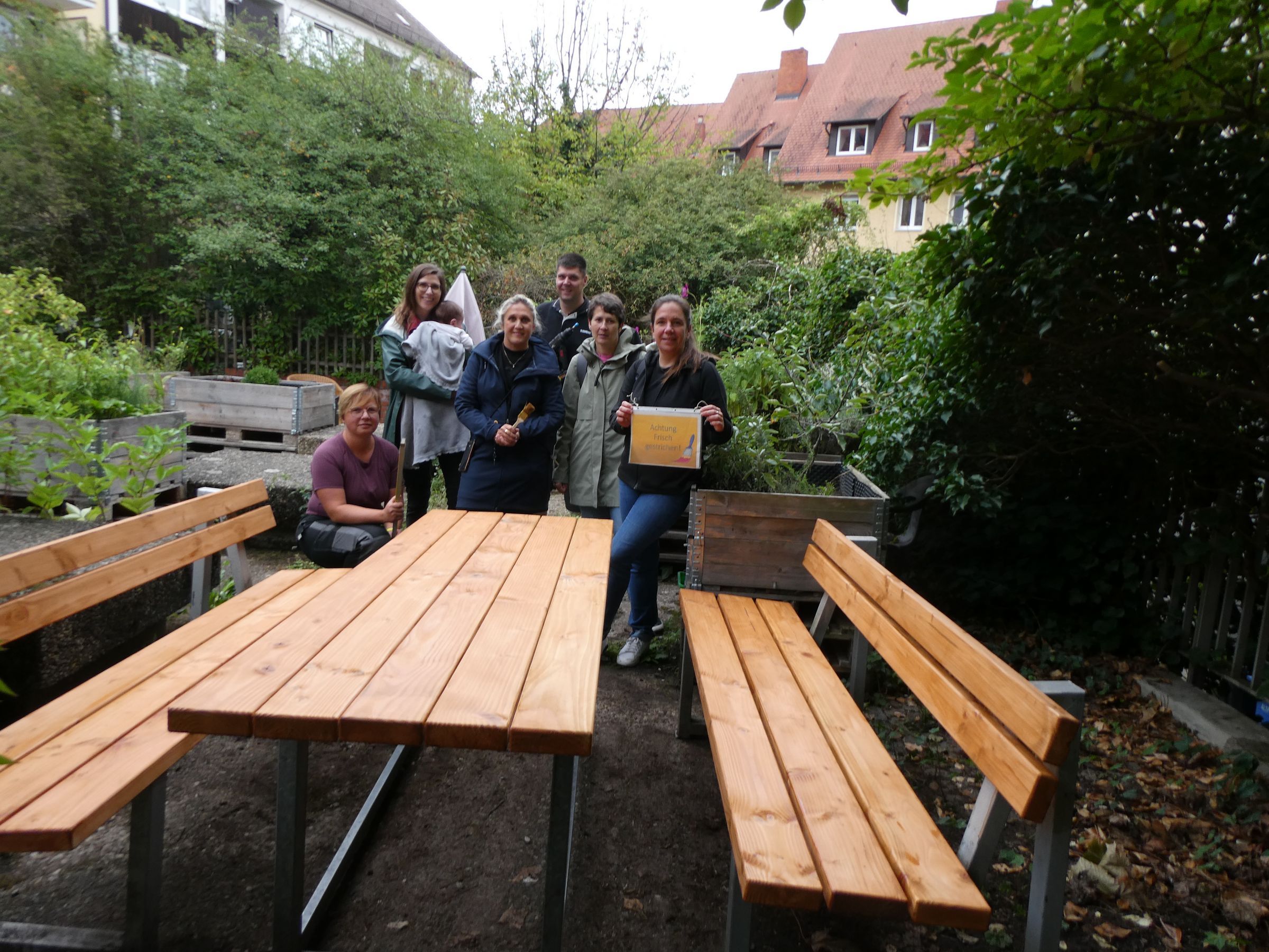 fertige Sitzecke (Foto: Ingrid Treutter) fertige Sitzecke