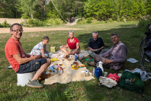 Sanddünen-Picknick